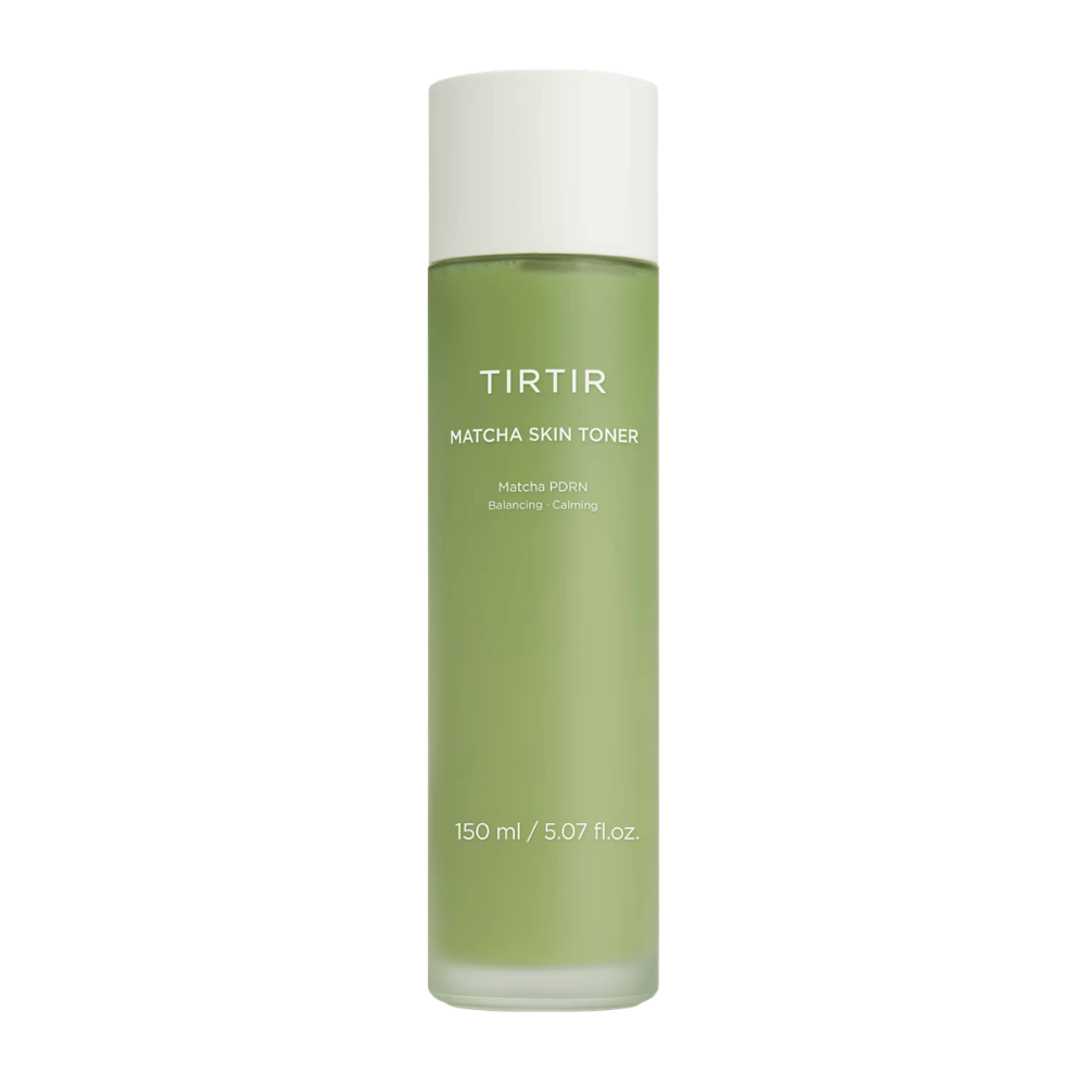 TIRTIR Matcha Skin Toner 150 ml que calma la piel sensible, hidrata eficazmente y mejora el equilibrio y la luminosidad de la piel.