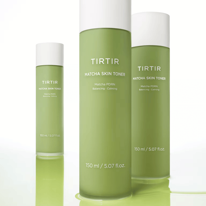 TIRTIR Matcha Skin Toner tónico facial con matcha que hidrata en profundidad, fortalece la barrera cutánea y aporta un brillo equilibrado.