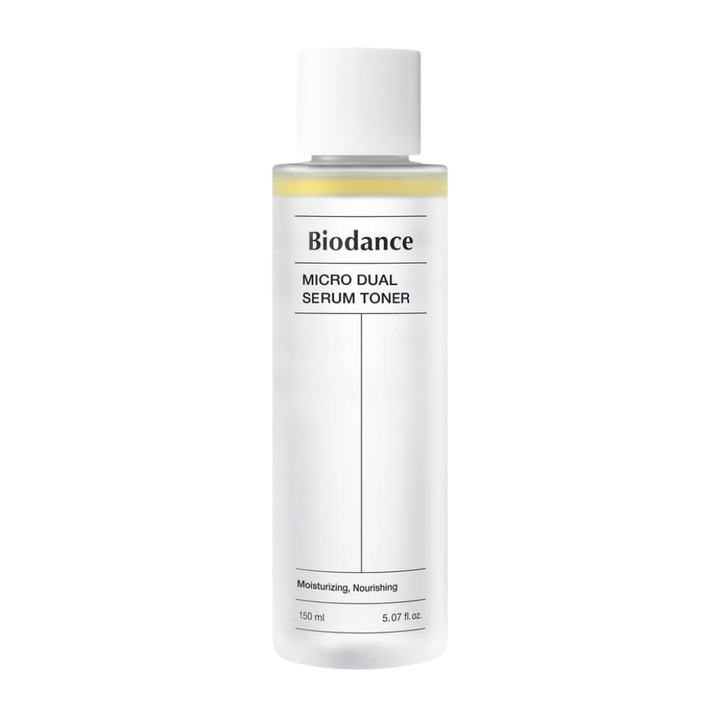 Biodance Micro Dual Serum Toner 150 ml – tónico coreano hidratante y nutritivo con suero en dos fases para una barrera cutánea fortalecida