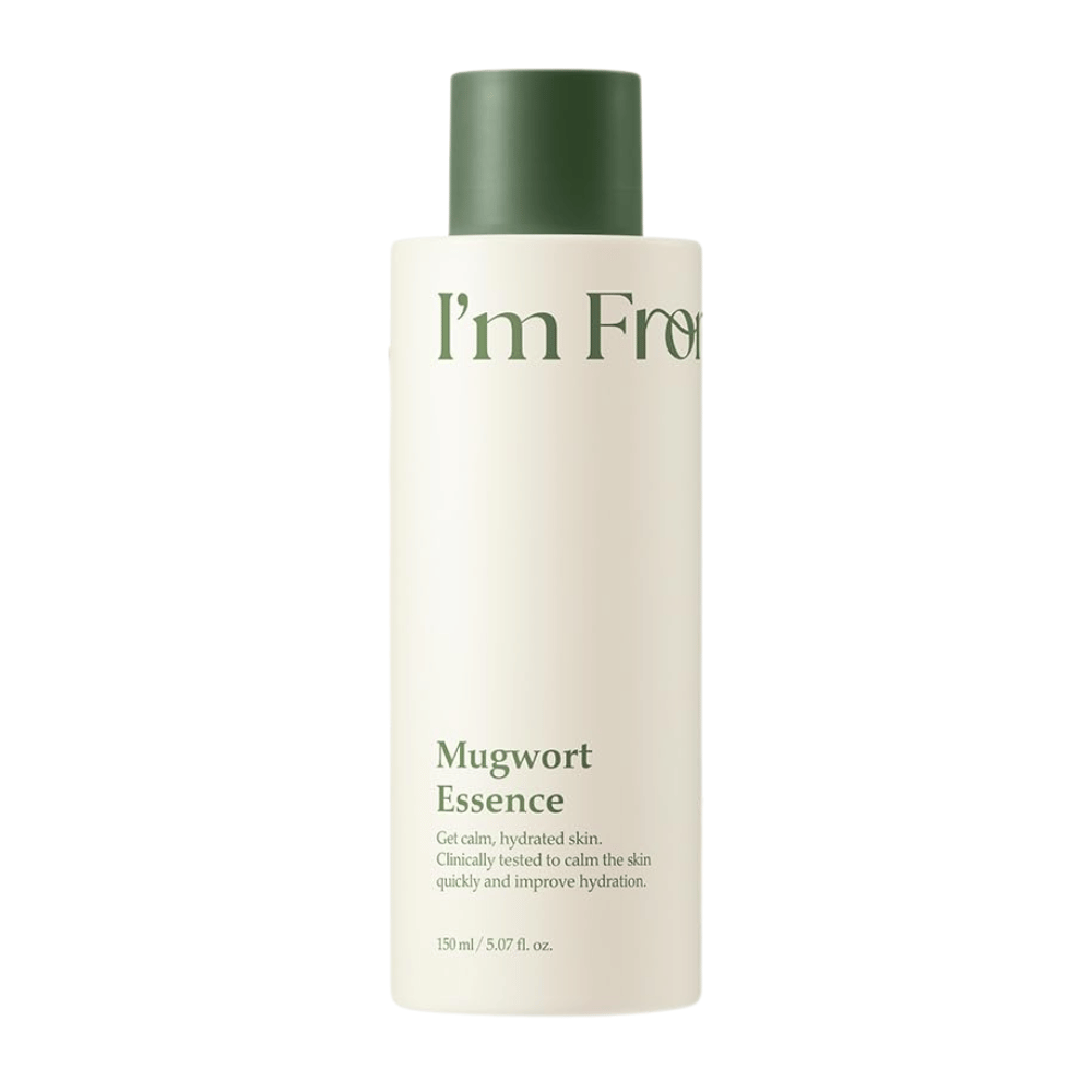 I'm From Mugwort Essence 160 ml con extracto de mugwort que calma la piel sensible, hidrata intensamente y fortalece la barrera natural de la piel.