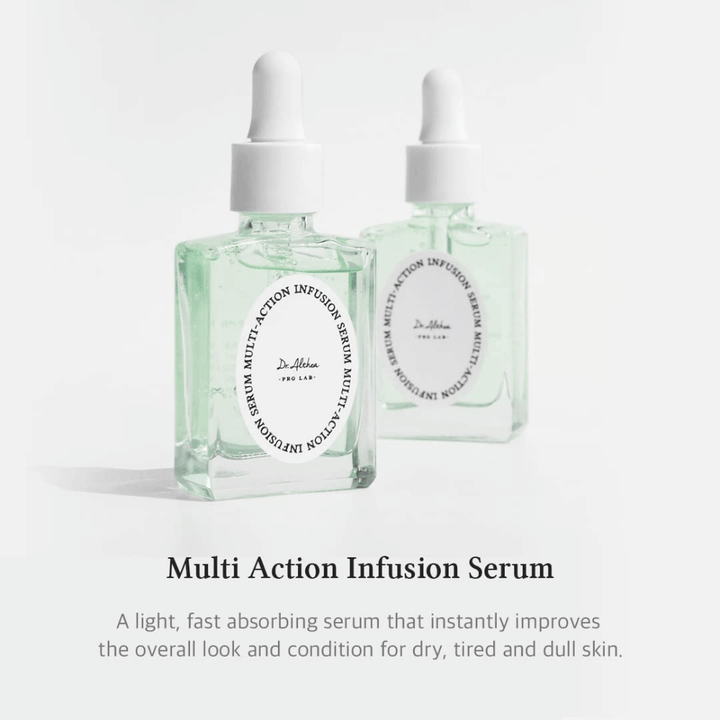 Dr. Althea Multi Action Infusion Serum – suero facial ligero que se absorbe rápidamente y mejora la piel seca, cansada y apagada.