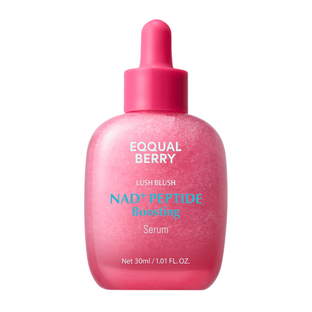 EqualBerry Lush Blush NAD+ Peptide Boosting Serum 30 ml – suero anti-edad con NAD+ y péptidos para firmeza y brillo