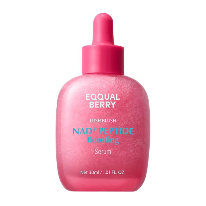 EqualBerry Lush Blush NAD+ Peptide Boosting Serum 30 ml – suero anti-edad con NAD+ y péptidos para firmeza y brillo