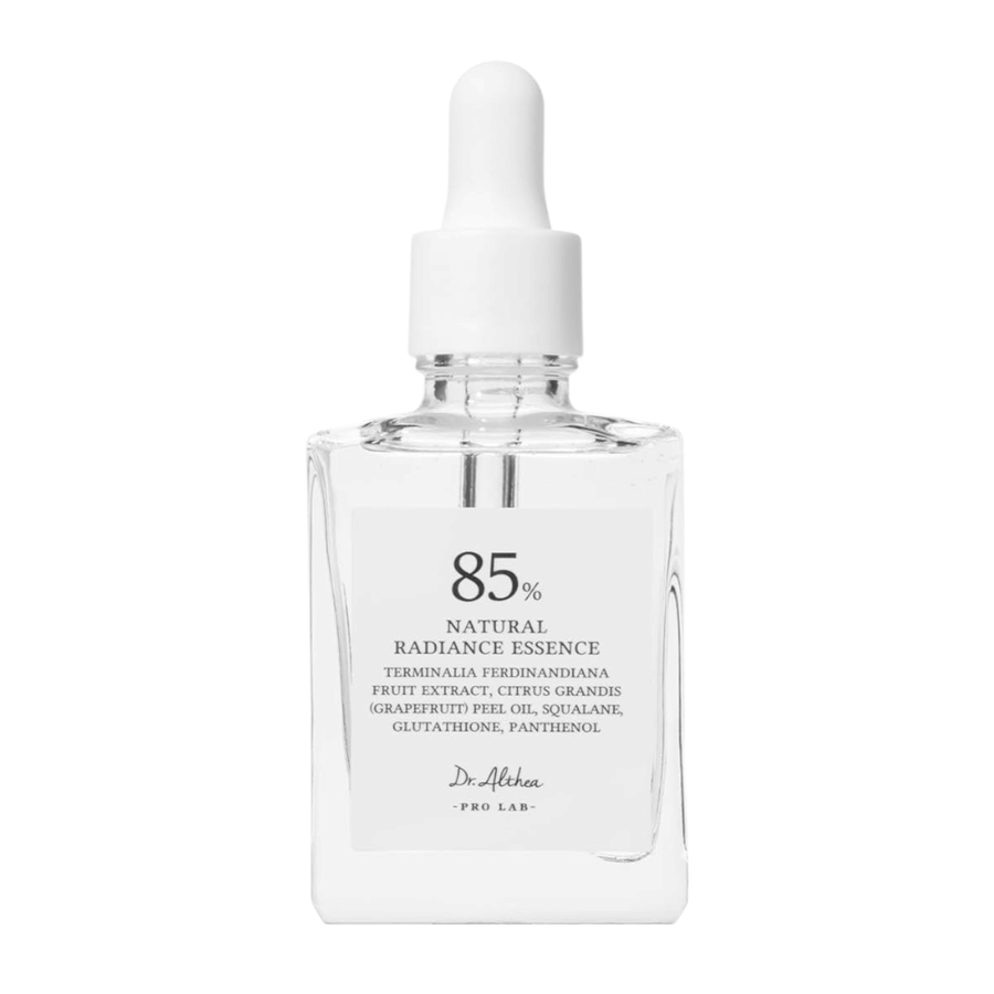 Dr. Althea Natural Radiance Essence – esencia hidratante con 85% de Extracto de Ciruela Kakadu para brillo, tono de piel uniforme y barrera cutánea fuerte.