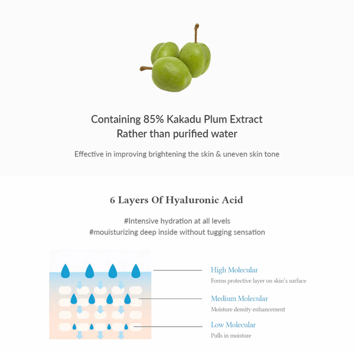 Dr. Althea Natural Radiance Essence con 6 capas de ácido hialurónico que hidrata profundamente, fortalece la barrera cutánea y proporciona una piel más rellena.