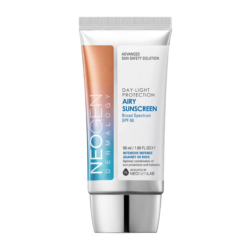 Neogen Dermalogy Day-Light Protection Airy Sunscreen SPF50 50ml – crema solar ligera con protección UV de amplio espectro y fórmula hidratante.