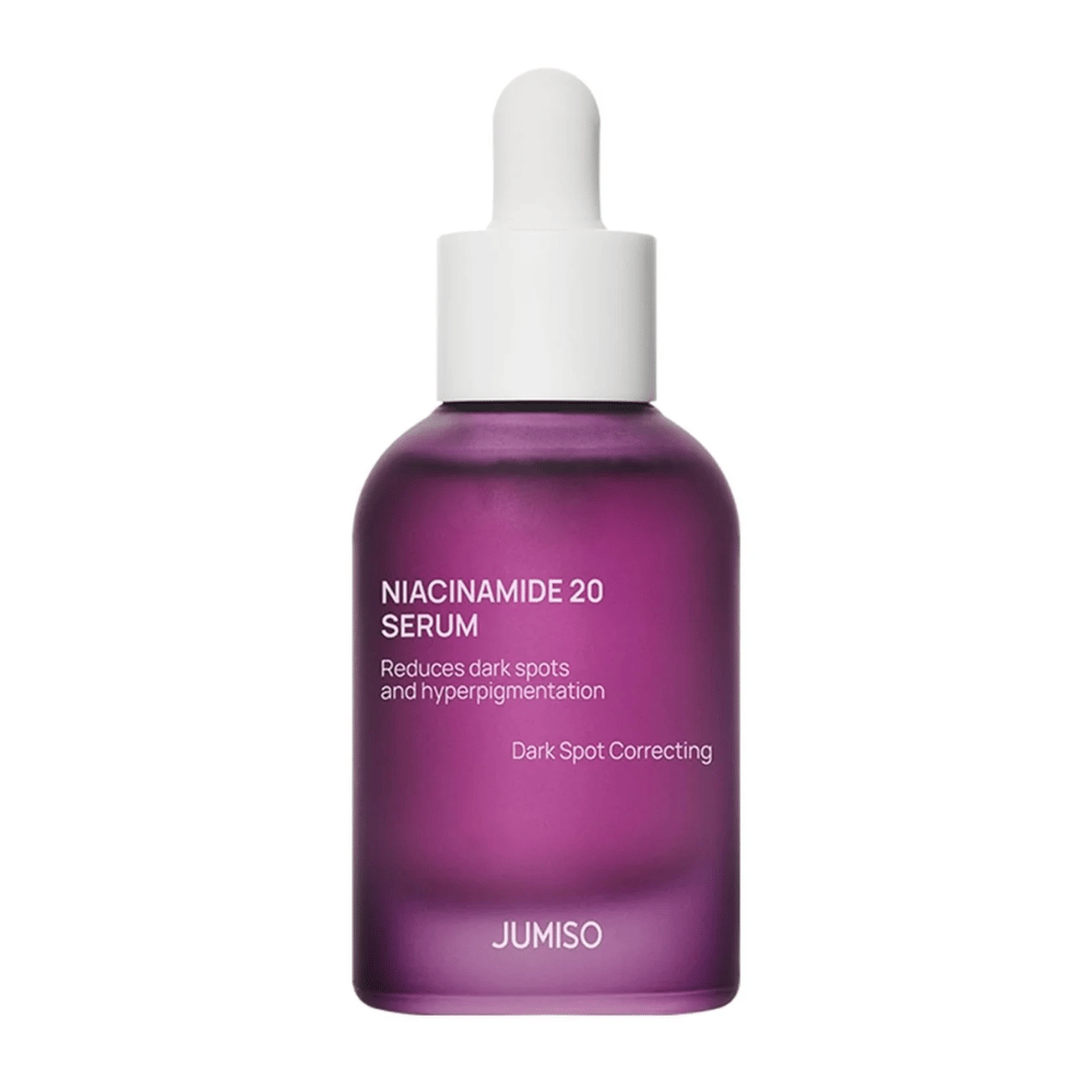 Jumiso Niacinamide 20 Serum – suero concentrado que reduce las manchas oscuras, los poros grandes y el tono de piel desigual con niacinamida y TXA.