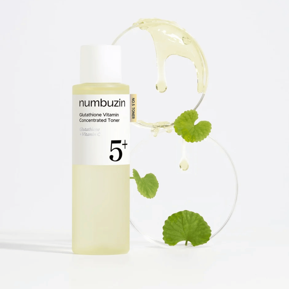 Numbuzin No.5+ Glutathione Vitamin Boosting Essential Toner con glutatión y vitamina C para una piel más luminosa