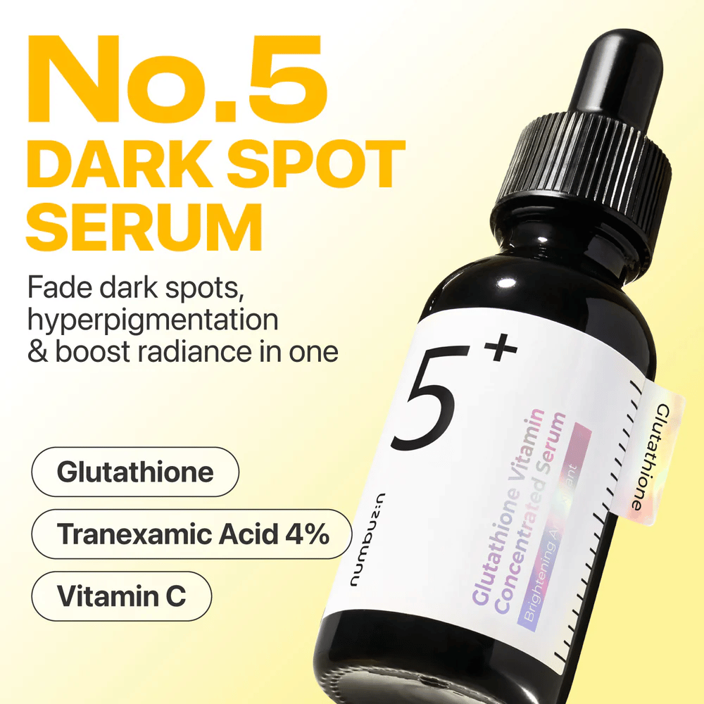 Imagen del producto de Numbuzin No.5 Dark Spot Serum con Glutatión, Ácido Tranexámico y Vitamina C para iluminar la piel.