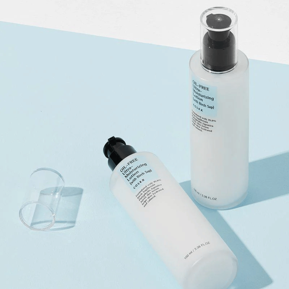 COSRX Oil-Free Ultra-Moisturizing Lotion with Birch Sap 100 ml loción facial ligera sin aceite con savia de abedul para piel grasa y mixta