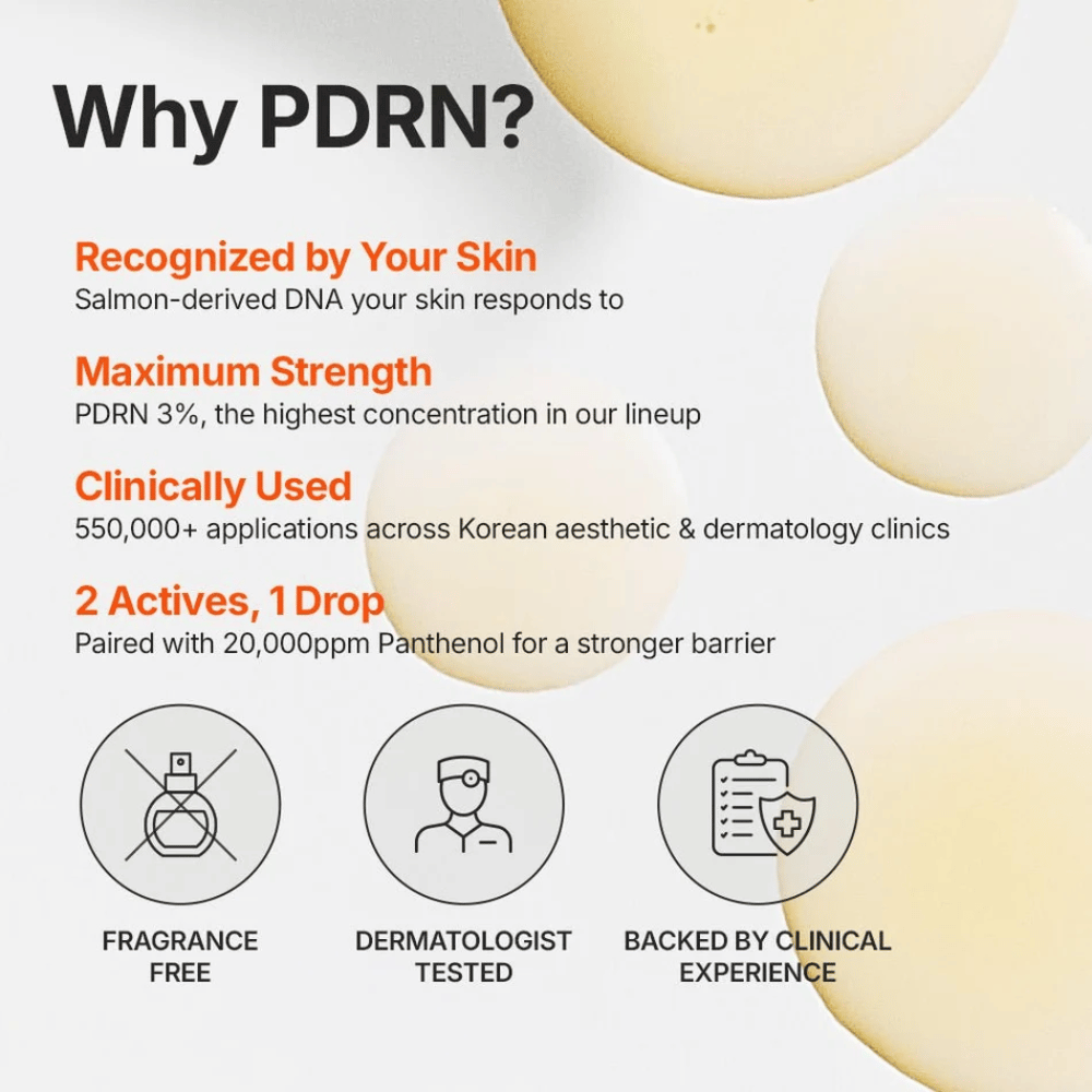 Genabelle PDRN 3% Hyper Boost Ampoule con 3 % de PDRN y pantenol para la barrera cutánea