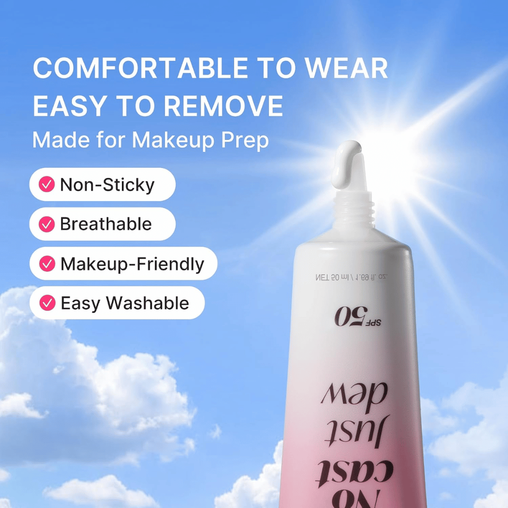 2. Medicube PDRN Hydrating UV Serum SPF 50+ – sérum solar ligero con fórmula no pegajosa que funciona bajo el maquillaje