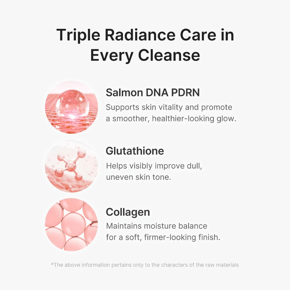 Medicube PDRN Pink Glutathione Capsule Cleansing Foam con PDRN, glutatión y colágeno para una piel limpia, hidratada y luminosa