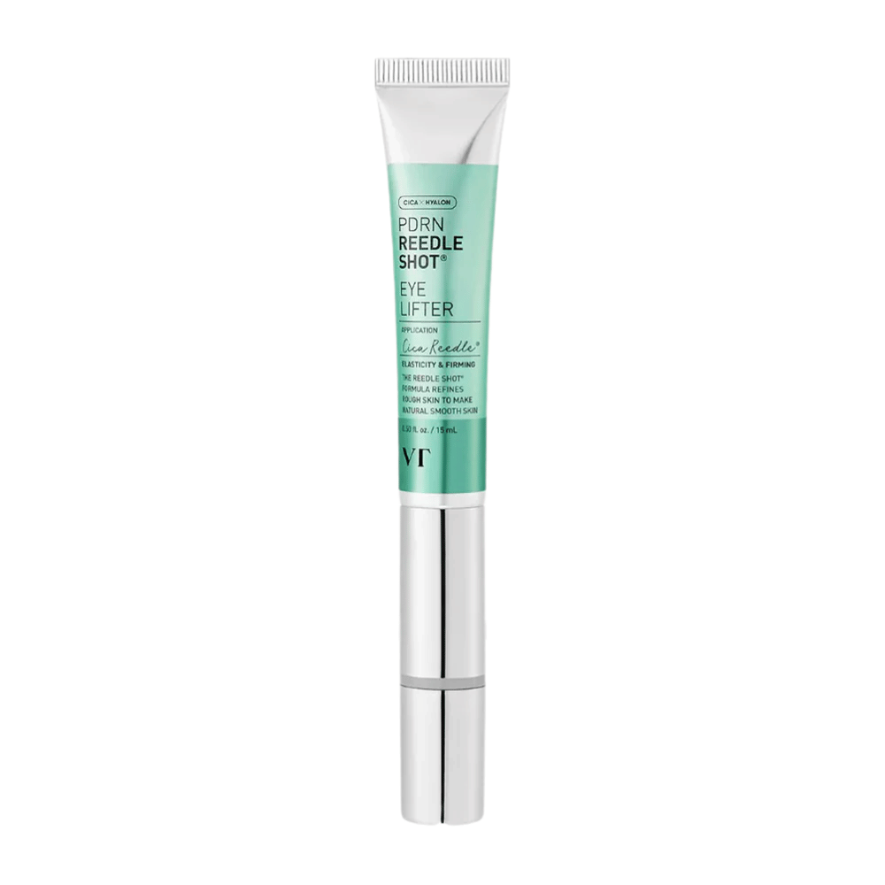 VT Reedle Shot Eye Lifter con PDRN, niacinamida y ceramidas que fortalecen la barrera cutánea y aportan luminosidad y firmeza alrededor de los ojos