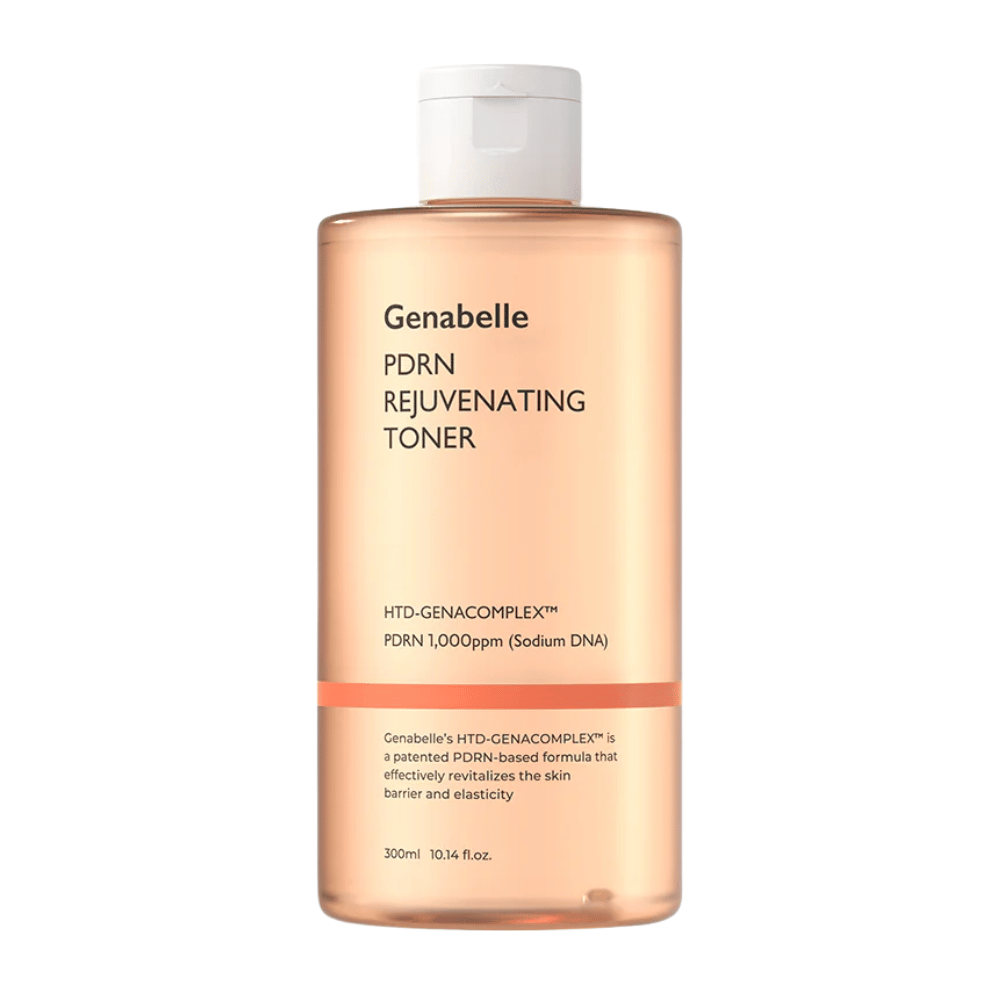 Genabelle PDRN Rejuvenating Toner 300 ml con PDRN y niacinamida para una piel hidratada, suave y más elástica.