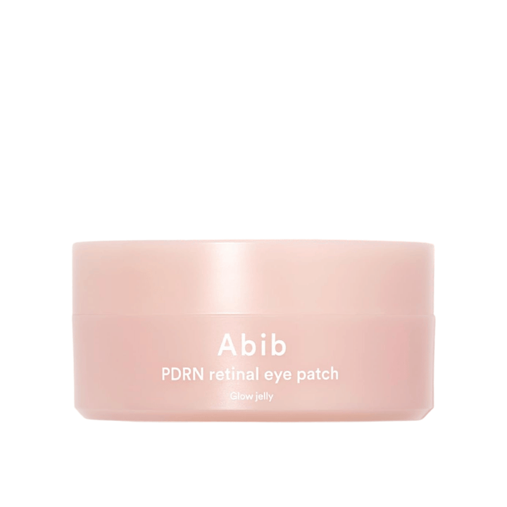 Abib PDRN Retinal Eye Patch Glow Jelly – parches para ojos con retinal y PDRN que hidratan, tensan y dan brillo a la piel cansada.