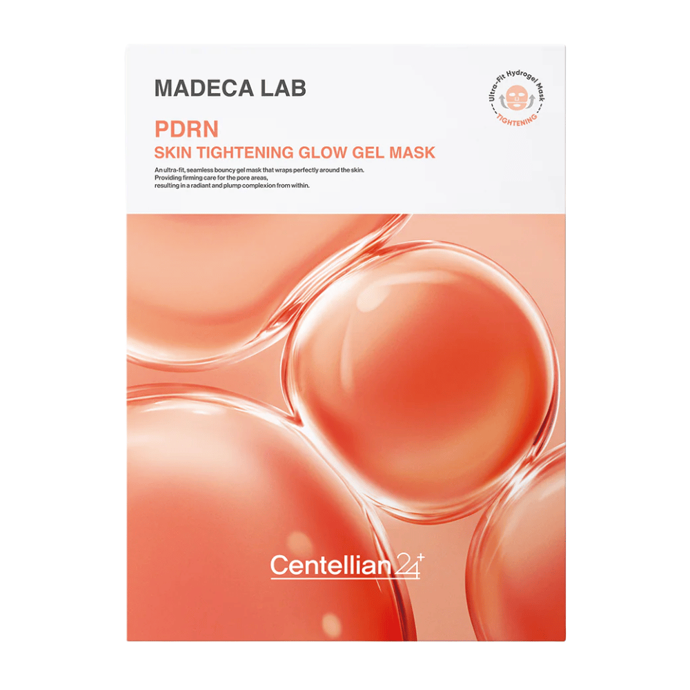 MADECA LAB PDRN Skin Tightening Glow Gel Mask de Centellian24 – mascarilla de gel coreana con tecnología PDRN para una piel más firme, luminosidad y mejor elasticidad de la piel.