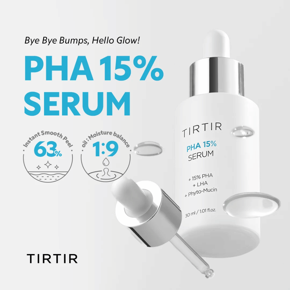 TIRTIR PHA 15% Serum 30 ml – suero exfoliante con 15 % de PHA y LHA