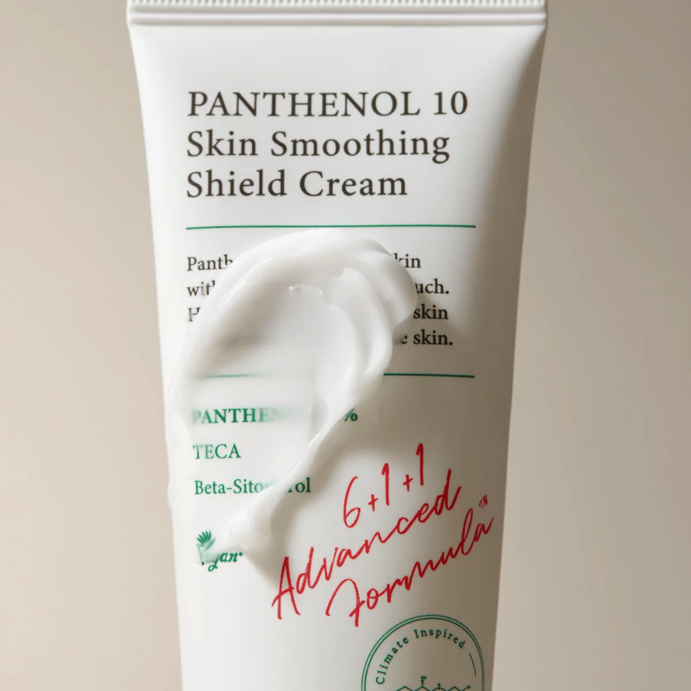 AXIS-Y Panthenol 10 Skin Smoothing Shield Cream con consistencia cremosa
