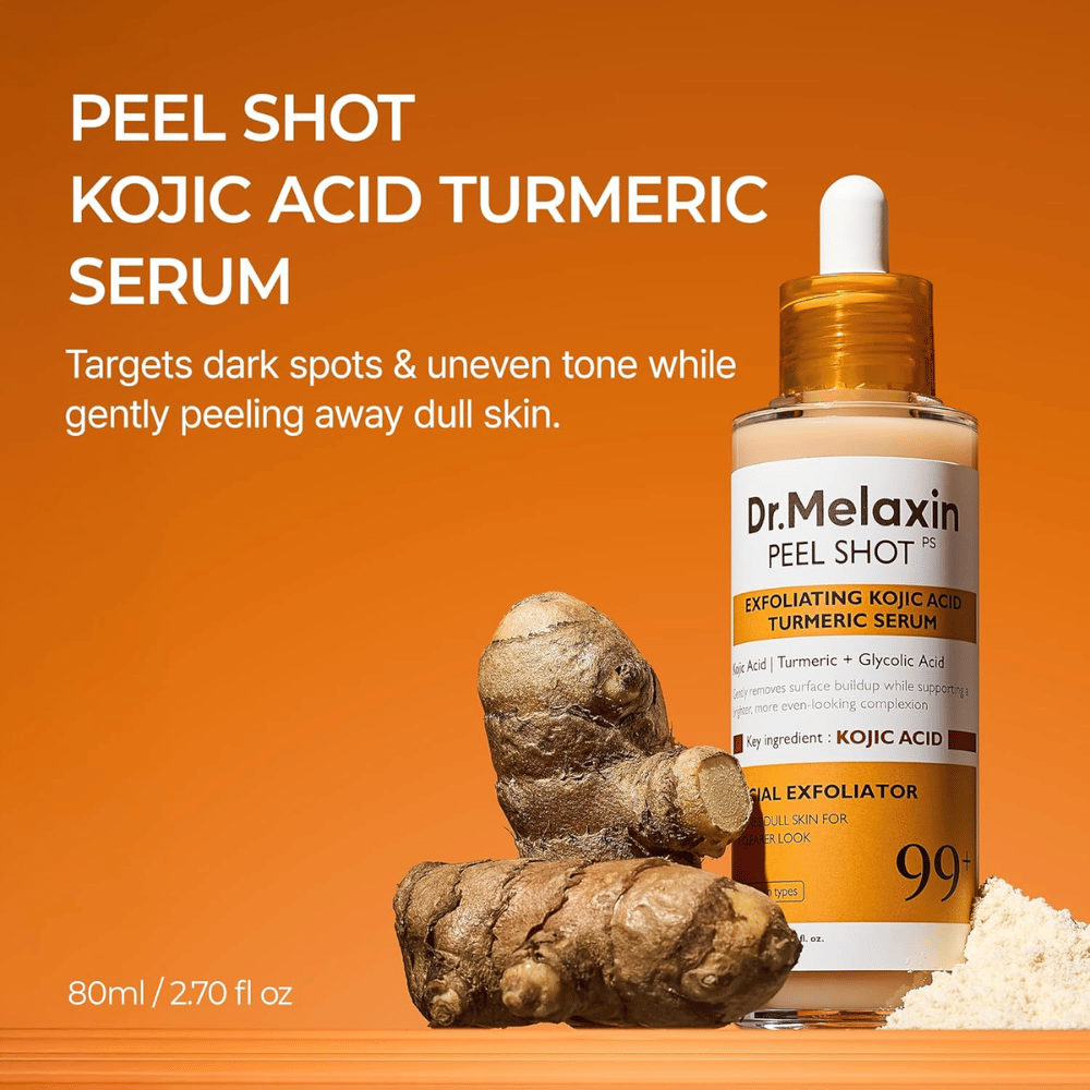 Dr Melaxin Peel Shot sérum con niacinamida que fortalece la barrera cutánea y proporciona un tono de piel más uniforme y claro