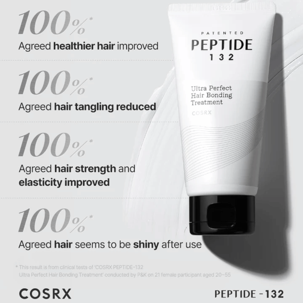 COSRX Peptide 132 Treatment – el 100 % experimenta un cabello más fuerte, más suave y más brillante después del uso.