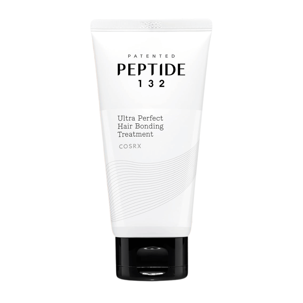 Imagen del producto de COSRX Peptide 132 Ultra Perfect Hair Bonding Treatment – mascarilla reparadora que fortalece e hidrata el cabello.