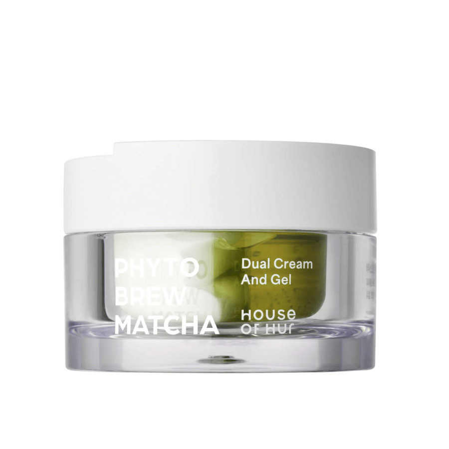 House of Hur Phyto Brew Matcha Dual Cream And Gel crema facial con fórmula doble que hidrata la piel y ofrece tanto un gel ligero como una crema rica en un solo producto