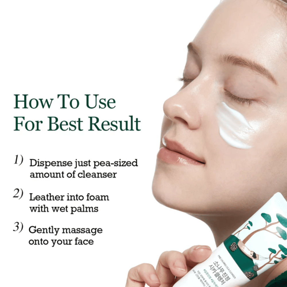 ROUND LAB Pine Calming Cica Cleanser – cómo usar el limpiador para obtener los mejores resultados