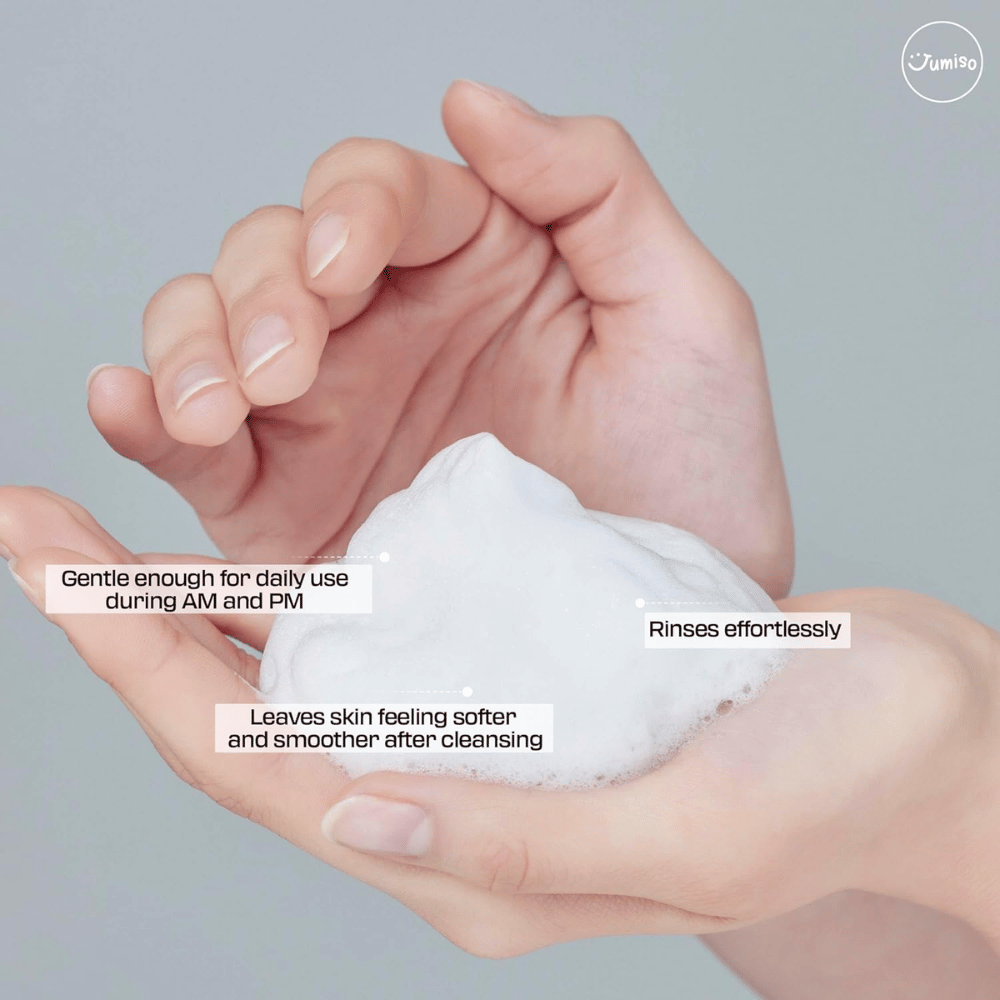 Jumiso Pore Purifying Salicylic Acid Foaming Cleanser – limpiador facial suave de bajo pH con ácido salicílico que limpia poros y es adecuado para uso diario por la mañana y noche