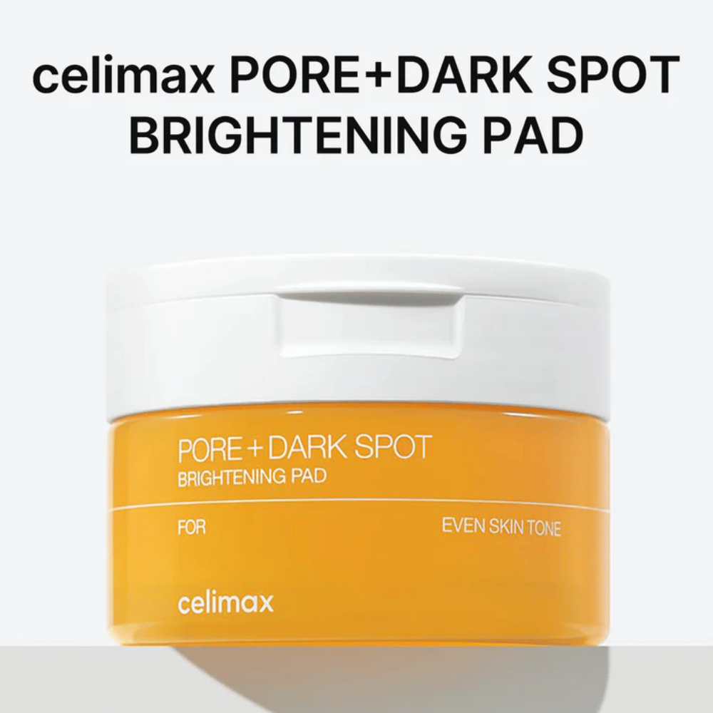 Celimax Pore + Dark Spot Brightening Pad – almohadillas para el cuidado de la piel que reducen las manchas oscuras, limpian los poros y proporcionan un tono de piel uniforme.