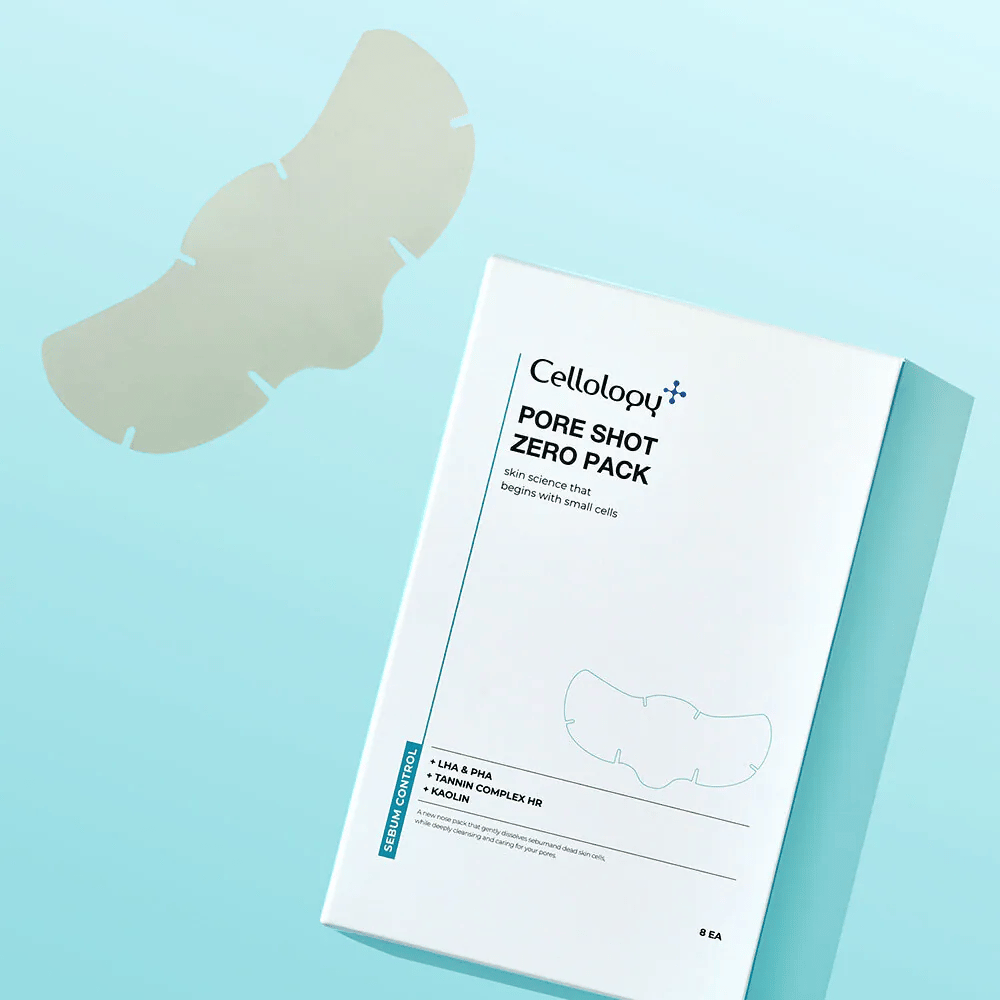 Cellology Pore Shot Zero Pack – parches coreanos para poros y control del sebo