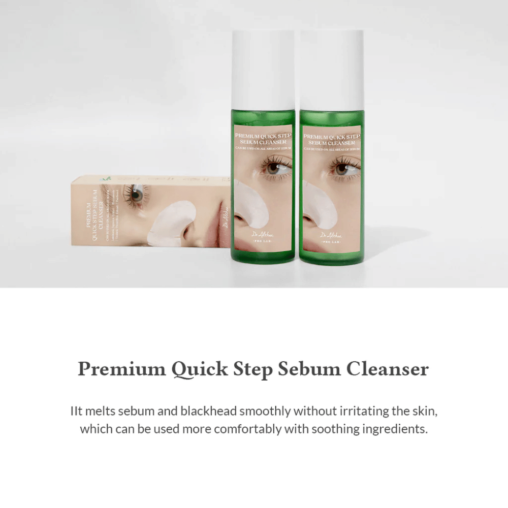 Dr. Althea Premium Quick Step Sebum Cleanser – limpieza efectiva de sebo que disuelve el sebo y las impurezas manteniendo la piel hidratada y equilibrada.
