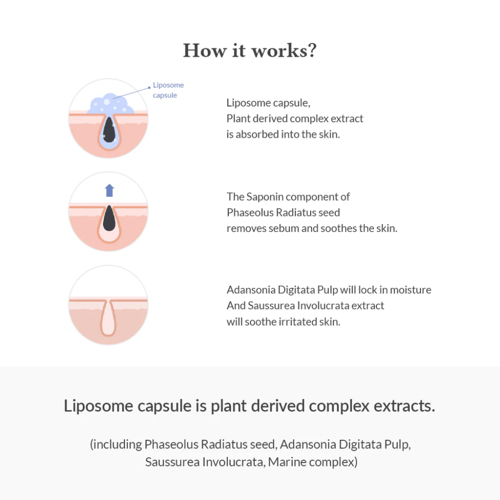Dr. Althea Premium Quick Step Sebum Cleanser con tecnología de liposomas que ayuda a disolver el sebo, limpiar los poros y calmar la piel sensible sin irritación.