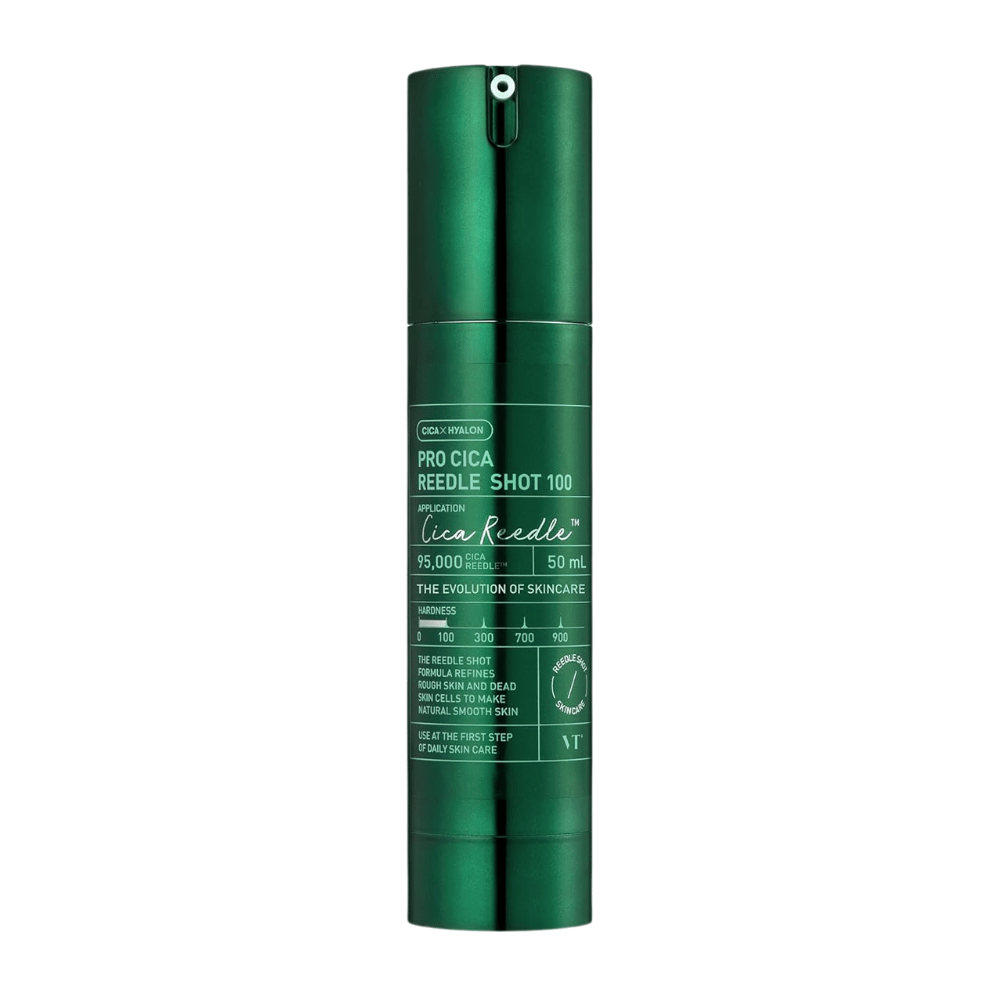 VT Cosmetics Pro Cica Reedle Shot 100 suero calmante de 50 ml con tecnología CICA Reedle para piel sensible e irritada