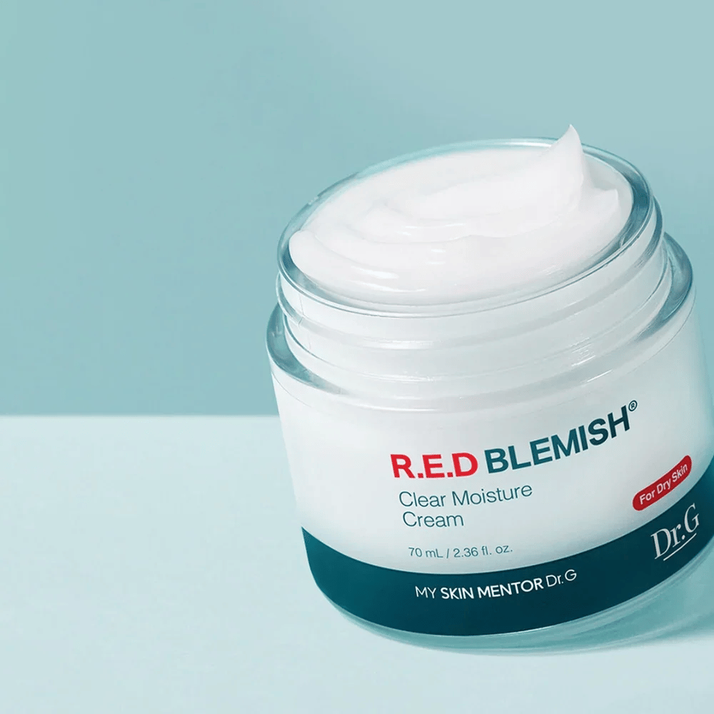 Dr.G R.E.D Blemish Clear Moisture Cream 70 ml – crema facial coreana para piel seca.