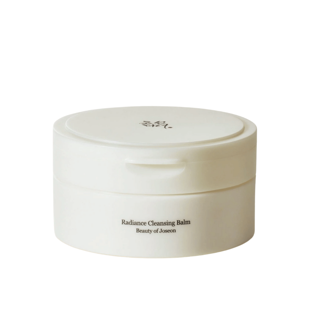 Imagen del producto Beauty of Joseon Radiance Cleansing Balm en empaque blanco – limpieza a base de aceite para una piel limpia y clara.