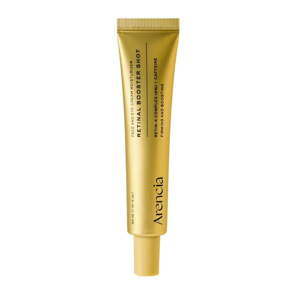 Arencia Retinal Booster Shot en tubo, suero retinal coreano con Retin-A Complex para refinamiento de poros, piel más firme y efecto anti-edad.