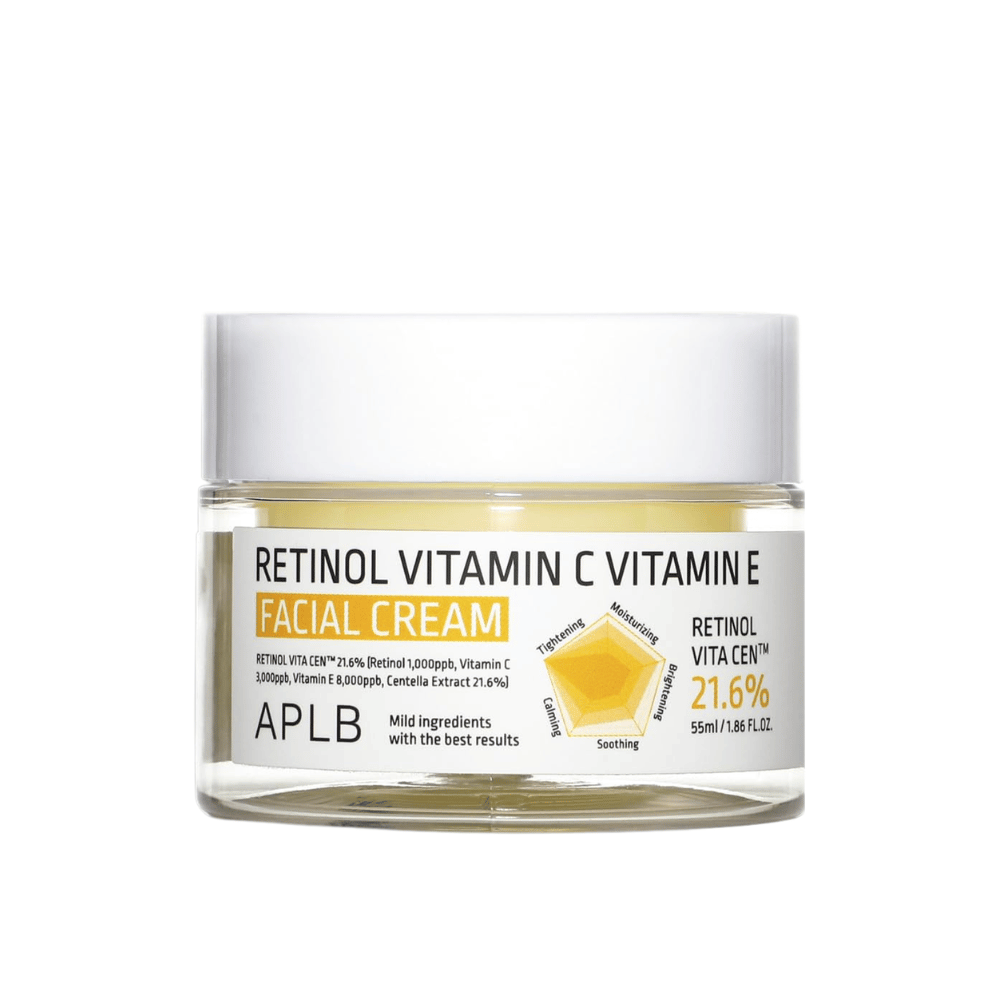 APLB Retinol Vitamin C Vitamin E Facial Cream imagen del producto de 55 ml sobre fondo blanco