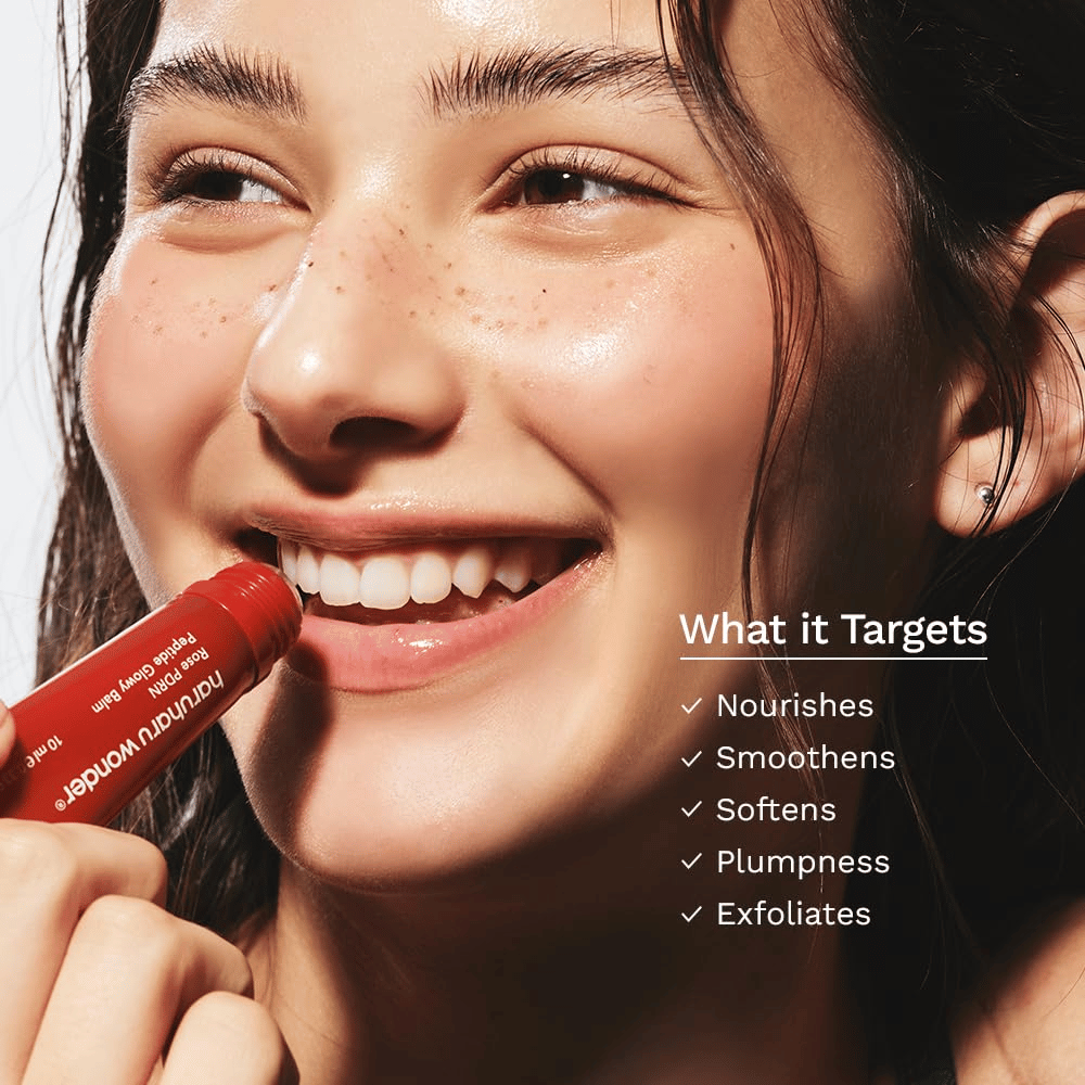 Haruharu Wonder Rose PDRN Peptide Glowy Balm – bálsamo labial nutritivo que hidrata, suaviza y aporta una sensación de mayor volumen