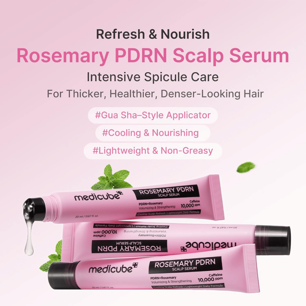 Medicube Rosemary PDRN Scalp Serum – cuidado intensivo para el cuero cabelludo y un cabello con más volumen