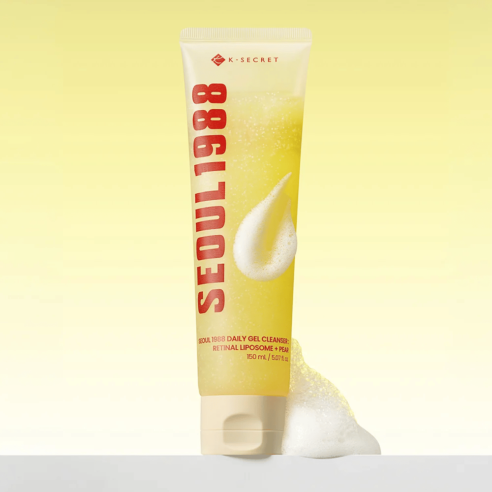 K-SECRET SEOUL 1988 Daily Gel Cleanser – limpiador facial espumoso con retinal y pera