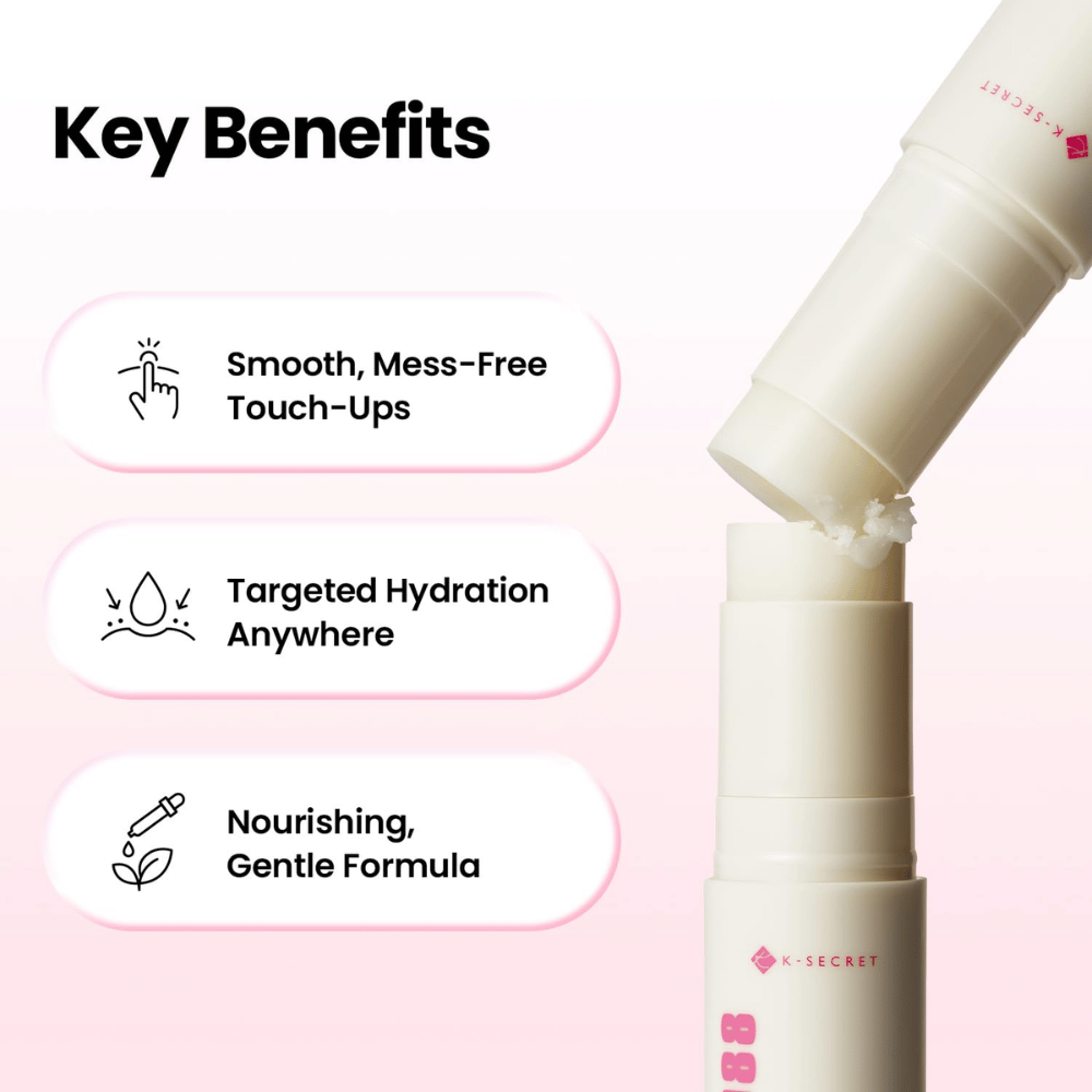 K-SECRET SEOUL 1988 Multi Balm Collagen Complex 7 + Plum – bálsamo en barra nutritivo para la hidratación localizada de la piel seca.