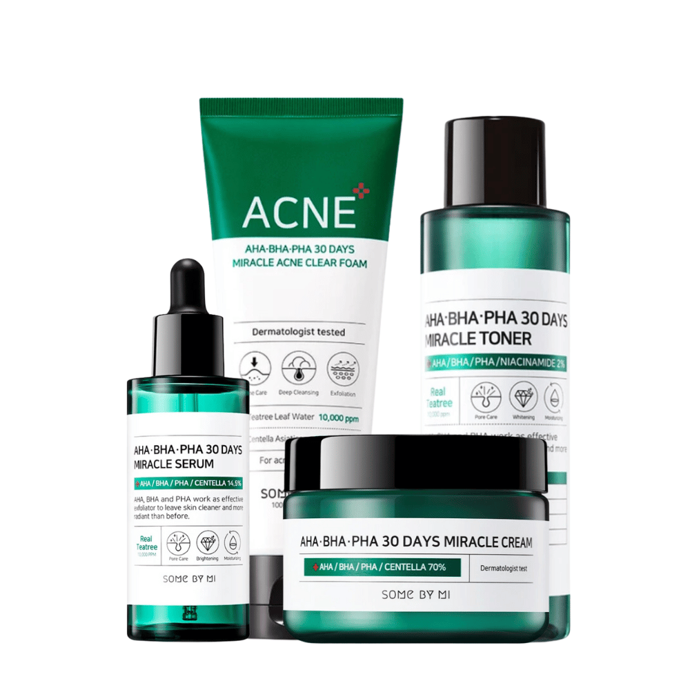 SOME BY MI Acne Treatment Starter Kit con ácido hialurónico.