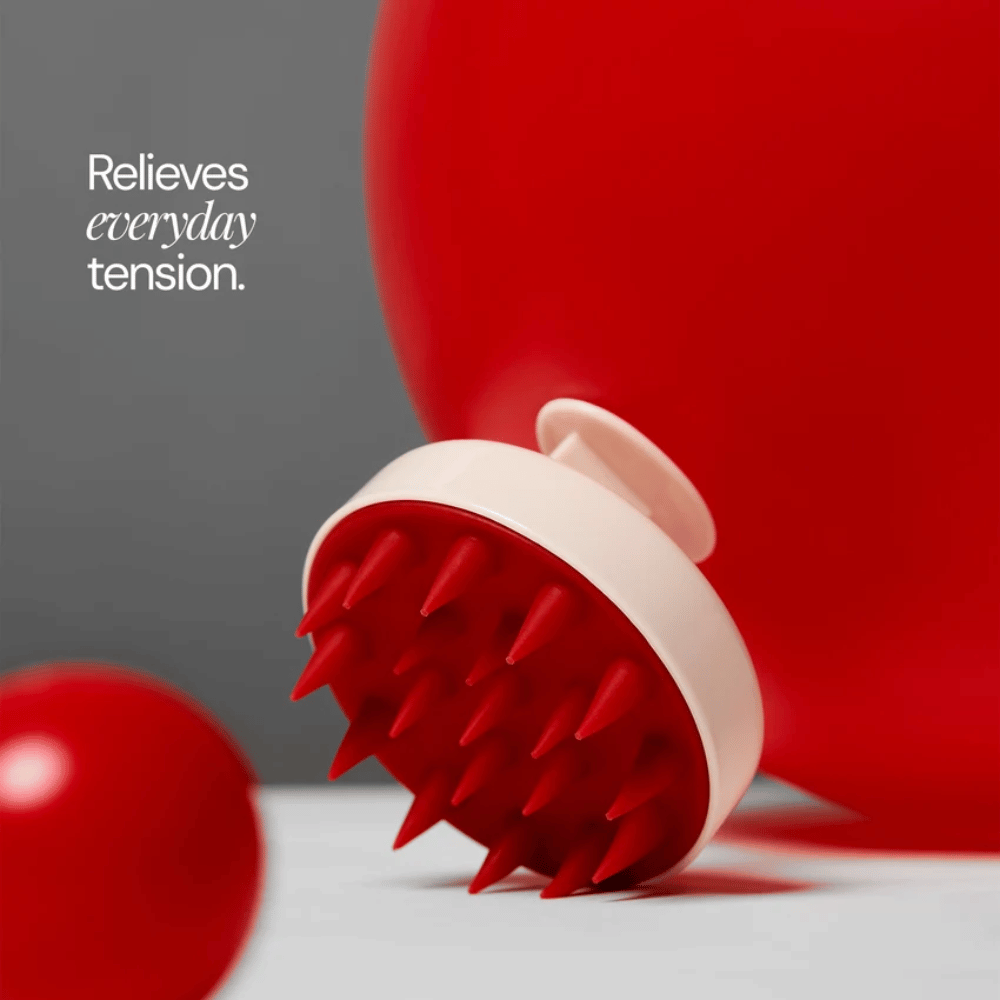 Scalp Massage Brush – cepillo de masaje para el cuero cabelludo que favorece el crecimiento natural del cabello