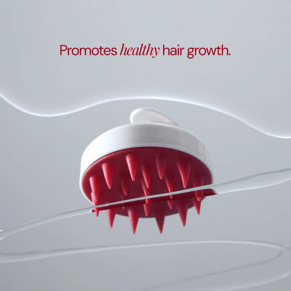 Scalp Massage Brush – masaje para el cuero cabelludo con suaves púas de silicona para un cuero cabelludo saludable