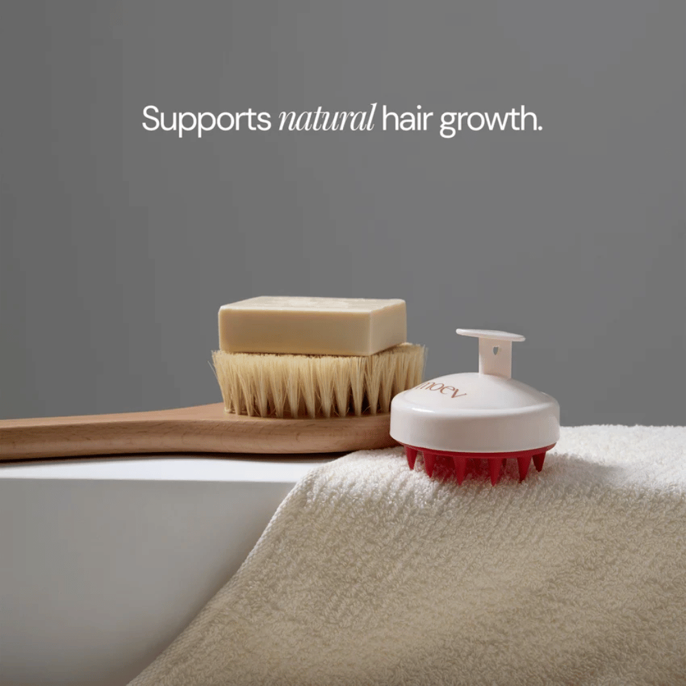 Scalp Massage Brush – cepillo para el cuero cabelludo para un masaje relajante y una menor tensión