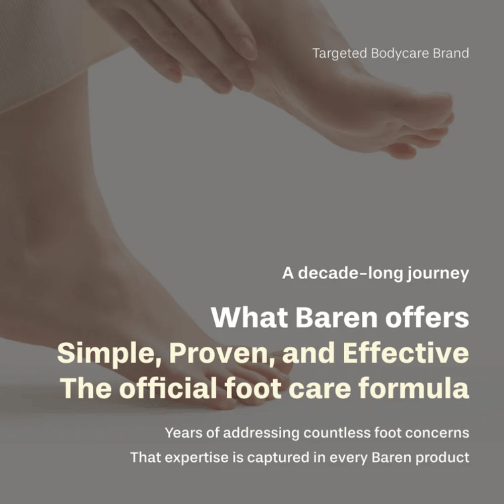BAREN – marca coreana centrada en el cuidado de los pies simple y eficaz