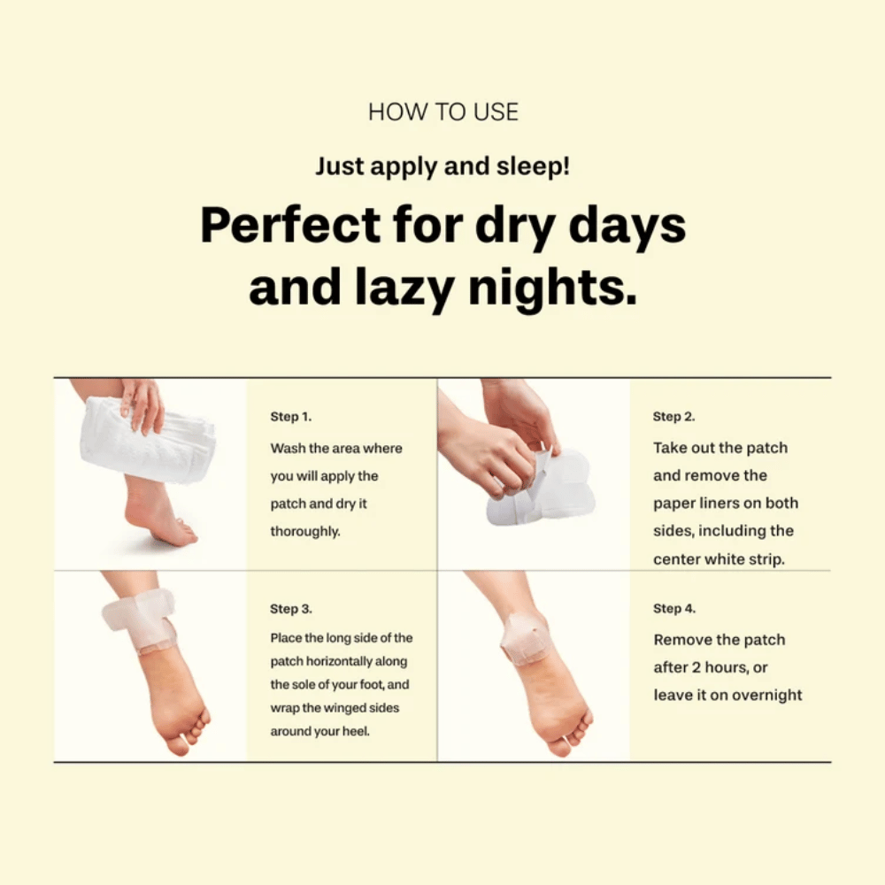 BAREN Shea Butter Sleeping Heel Patch – así se usan los parches hidratantes para talones secos