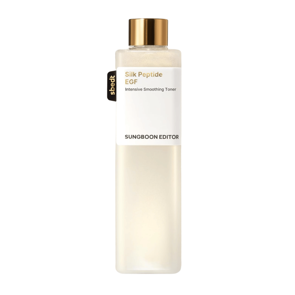 1. SUNGBOON EDITOR Silk Peptide EGF Intensive Smoothing Toner – imagen del producto del tónico