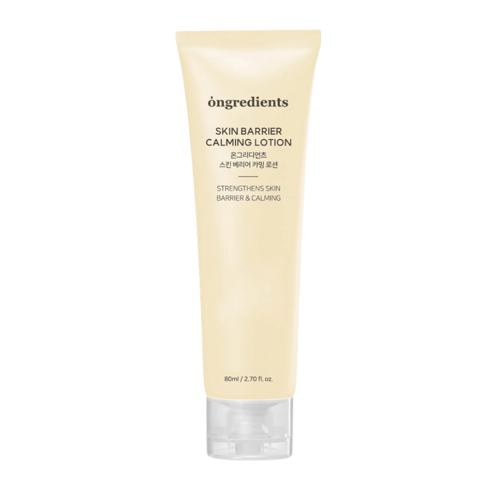 Ongredients Skin Barrier Calming Lotion crema facial ligera de 80 ml que mejora la protección de la piel, hidrata y deja la piel suave y equilibrada.